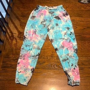 Katie J ties dye sweatpants size L